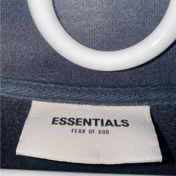 Fear of god essentials black crewneck - Picture 3 of 5